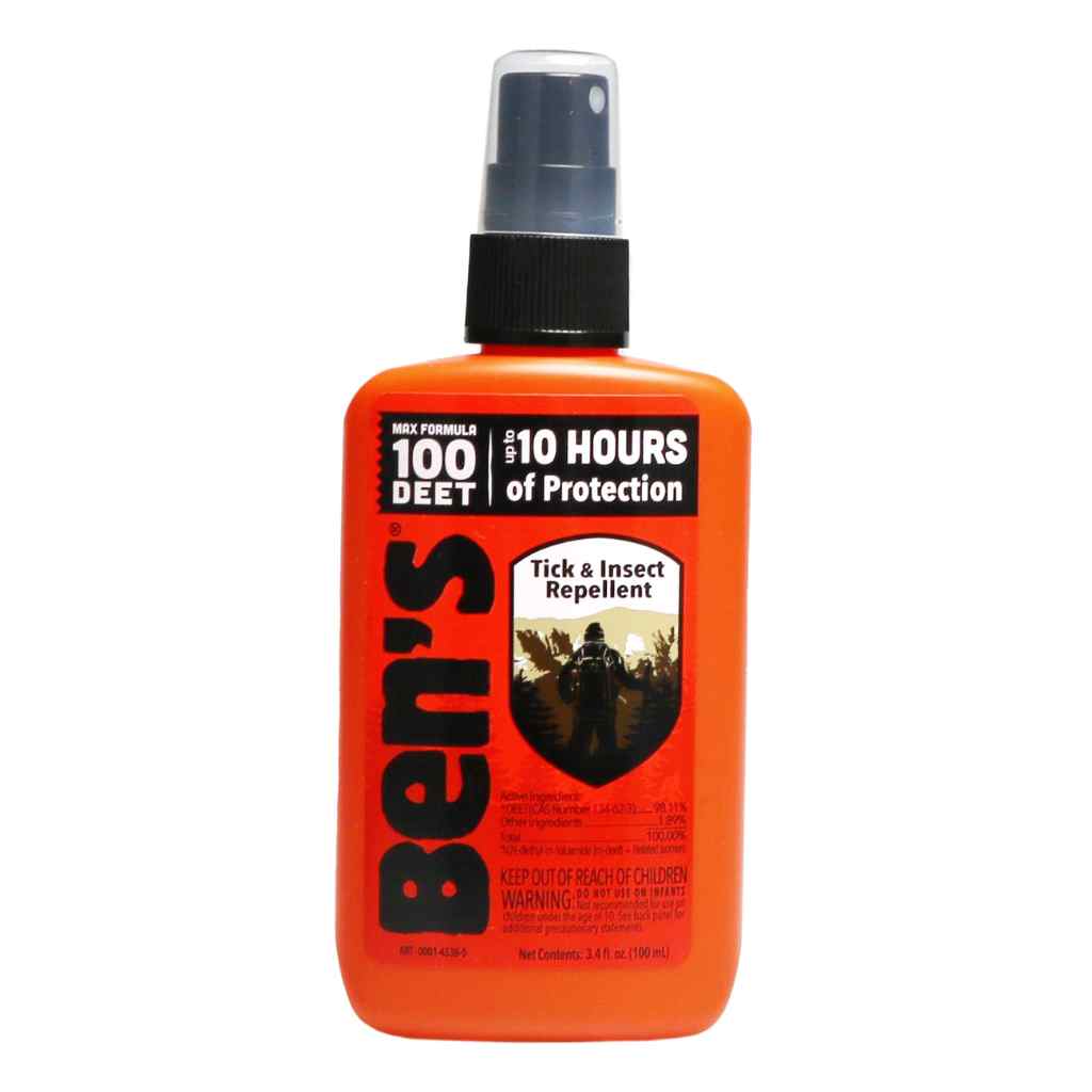 Ben's 100 Tick and Insect Repellent 3.4 oz. Pump Spray front