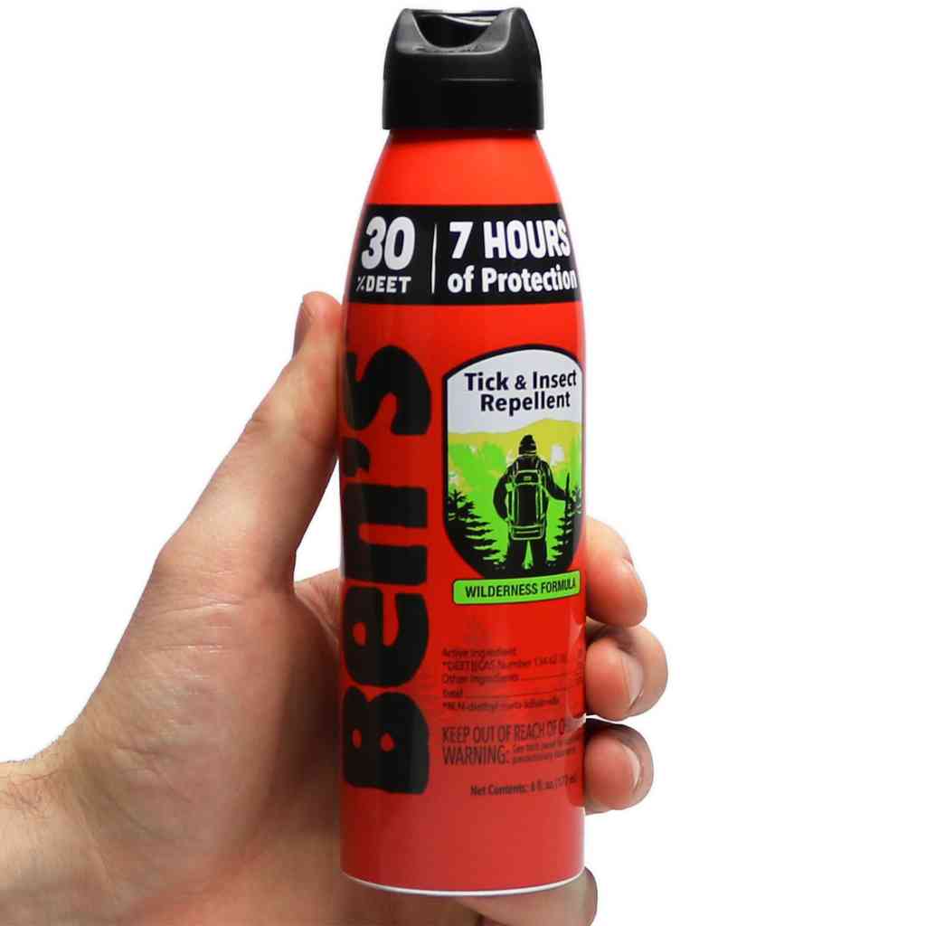 Ben's 30 Tick & Insect Repellent 6 oz. Eco-Spray in hand