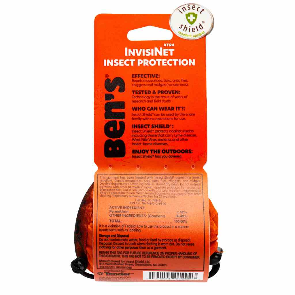 Ben's InvisiNet XTRA with Insect Shield back