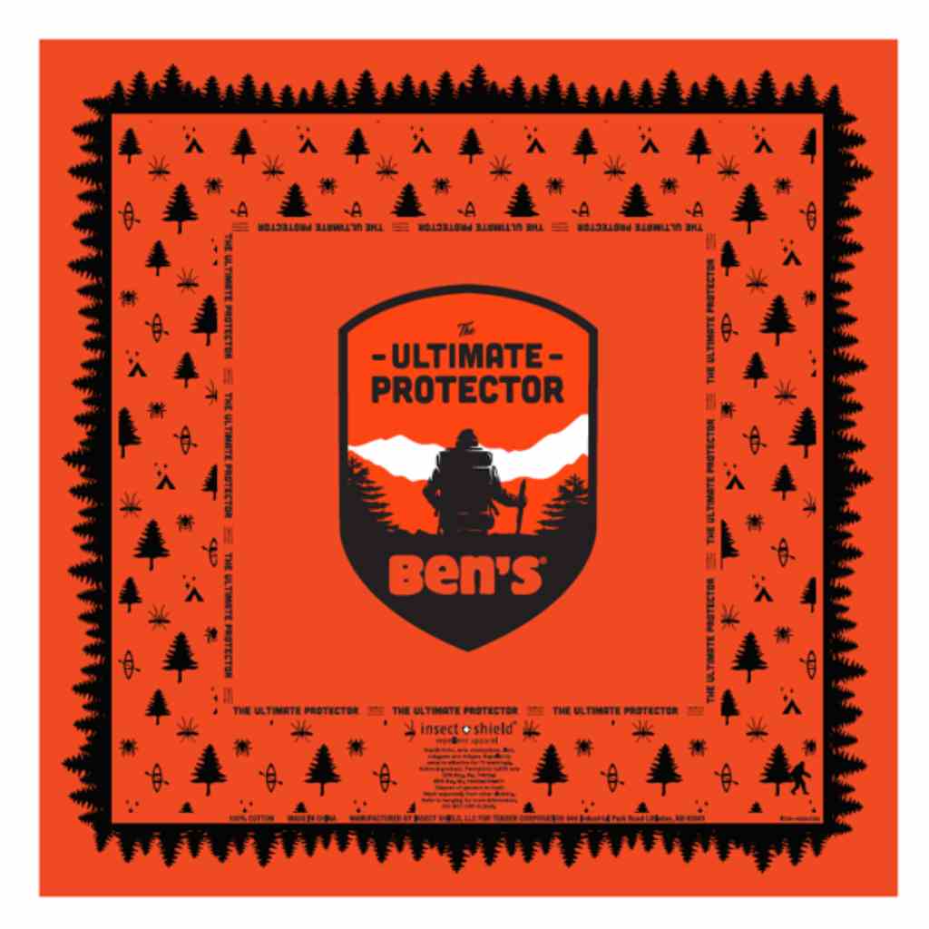 Ben's Tick & Insect Repellent Bandana with Insect Shield front