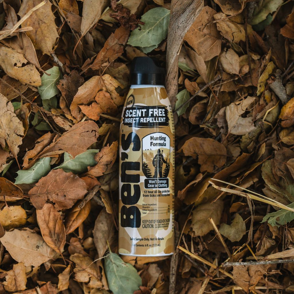 Ben's Hunting Formula 6 oz on leaves
