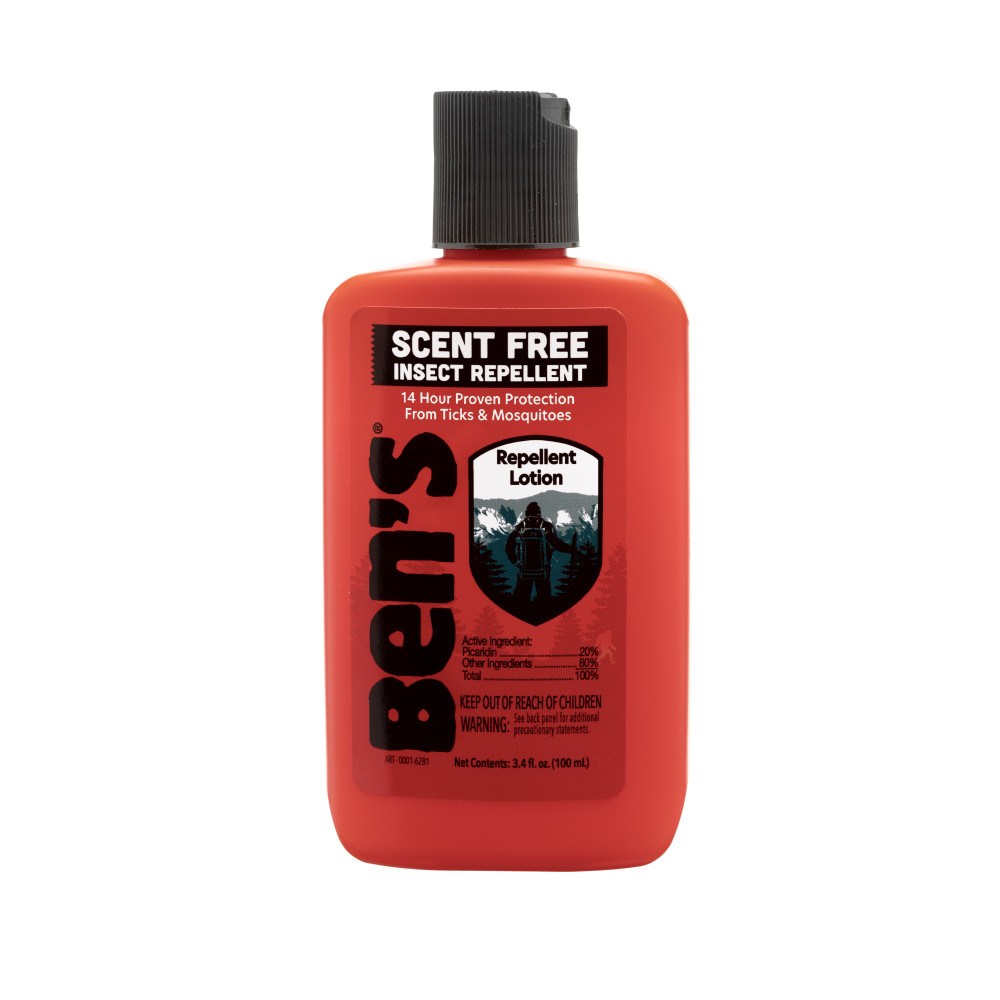 3.4oz bottle of Ben's Insect Repellent Lotion