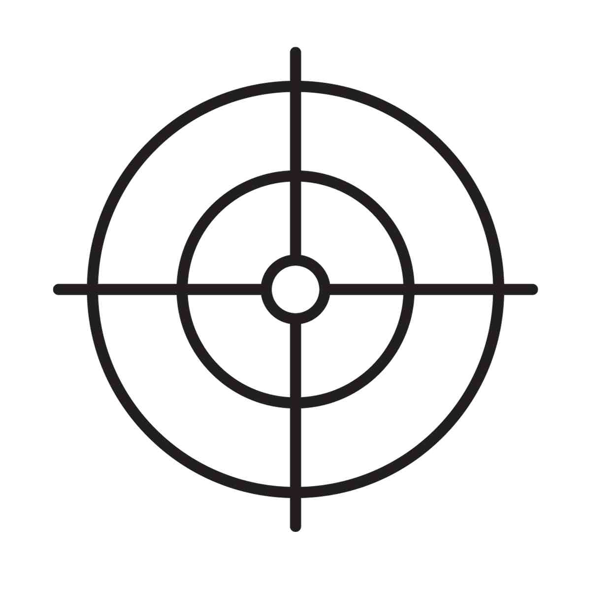 Hunting scope icon